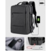 Kabin méretű laptophátizsák USB csatlakozóval / bővíthető