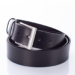 Valódi bőr férfi öv fekete színben Made In Italy 110 cm