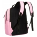 Laptoptartós városi hátizsák Rózsaszín színben