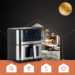 Air Fryer XXL 8 Liter olajmentes sütő