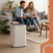 Nagy teljesítményű páramentesítő 12L/24h, időzítő, WiFi vezérléssel