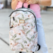 Sokzsebes Női hátizsák divatos mintában