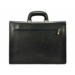 Gregorio Valódi bőr egyrészes Aktatáska fekete színben