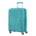 American Tourister Soundbox bővíthető Spinner bőrönd 55 TurquoiseTonic
