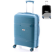 Gladiator Spinner bőrönd M-3811 Türkizkék ajándék bőröndhuzattal