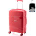 Gladiator Spinner bőrönd M-3811 Piros ajándék bőröndhuzattal