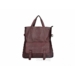 Valódi bőr női táska Bordó S7263