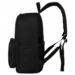 Városi hátizsák légáteresztő hátrésszel Fekete színben