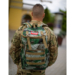 Terepszínű túrahátizsák camo barna