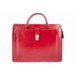 Valódi bőr aktatáska piros színben