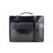 Valódi bőr aktatáska fekete színben