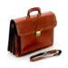 Valódi bőr aktatáska 3 részes 