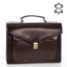 Valódi bőr aktatáska 2 részes sötétbarna színben*