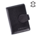 Valódi bőr kártyatartó fekete színben