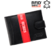 GIULIO valódi bőr férfi pénztárca díszdobozban RFID rendszerrel ( 8 kártyatartó )