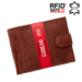 GIULIO valódi bőr férfi pénztárca díszdobozban RFID rendszerrel ( 8 kártyatartó )*