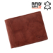 GIULIO valódi bőr férfi pénztárca díszdobozban RFID rendszerrel ( 8 kártyatartó )