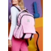 Női Nagyméretű Városi Hátizsák Rózsaszín színben